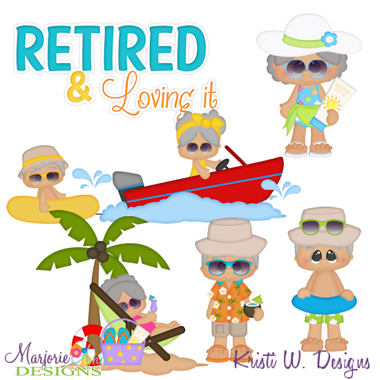 Retirement Life SVG Cutting Files Includes Clipart - Click Image to Close